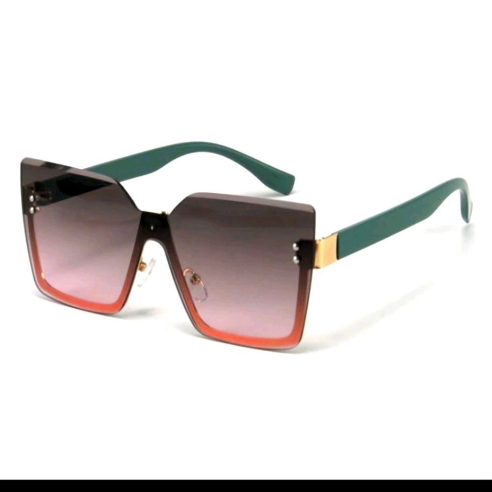 Fashionable Rimless Metal Frame Glasses